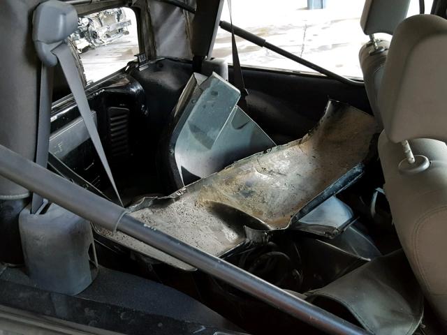 1J4FA54198L509502 - 2008 JEEP WRANGLER S შავი ფოტო 6