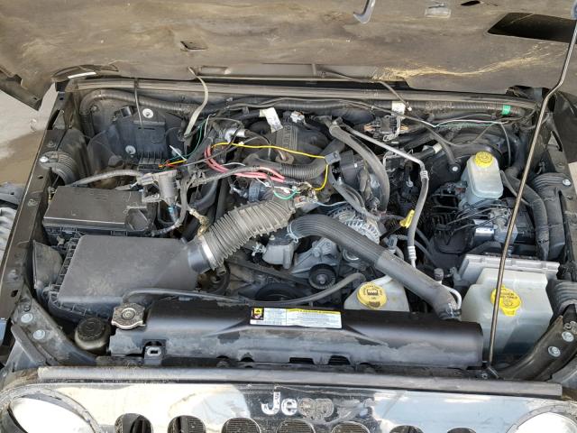 1J4FA54198L509502 - 2008 JEEP WRANGLER S შავი ფოტო 7