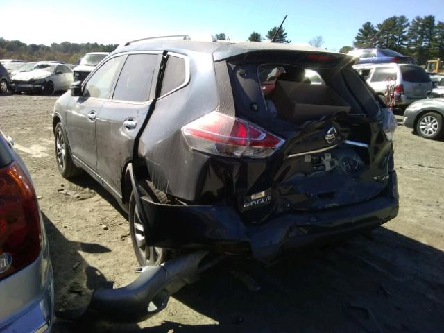 5N1AT2MVXFC778046 - 2015 NISSAN ROGUE S GRAY photo 3