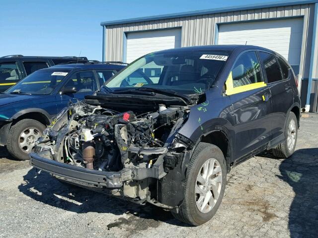 2HKRM4H59GH636853 - 2016 HONDA CR-V EX GRAY photo 2