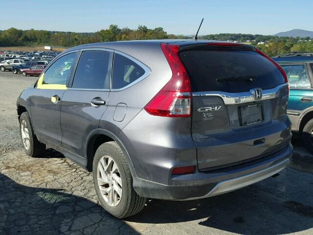 2HKRM4H59GH636853 - 2016 HONDA CR-V EX GRAY photo 3