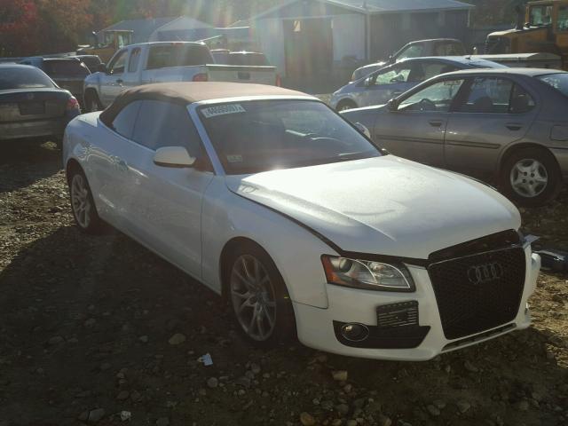 WAUAFAFH7BN010632 - 2011 AUDI A5 PREMIUM WHITE photo 1