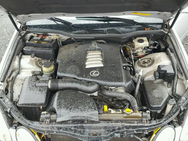 JT8BH68X3W0005058 - 1998 LEXUS GS 400 SILVER photo 7