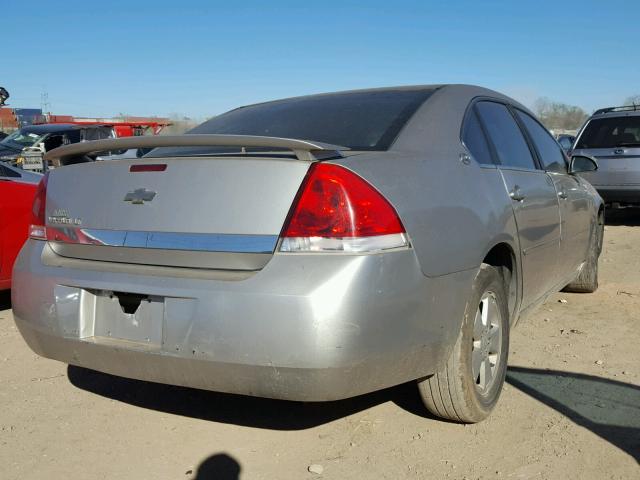 2G1WT58NX81287807 - 2008 CHEVROLET IMPALA LT GRAY photo 4