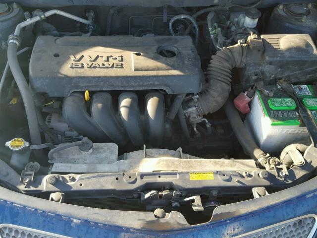 5Y2SL63865Z444328 - 2005 PONTIAC VIBE BLUE photo 7