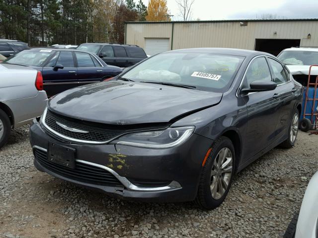 1C3CCCAB8FN603364 - 2015 CHRYSLER 200 GRAY photo 2