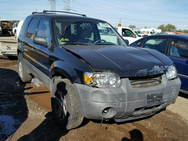 1FMYU03Z87KB27767 - 2007 FORD ESCAPE XLT BLACK photo 1