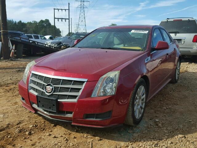 1G6DA5EG0A0110794 - 2010 CADILLAC CTS RED photo 2