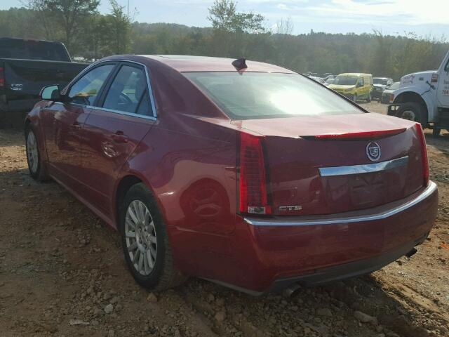 1G6DA5EG0A0110794 - 2010 CADILLAC CTS RED photo 3