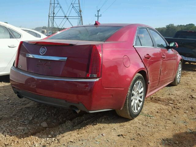 1G6DA5EG0A0110794 - 2010 CADILLAC CTS RED photo 4