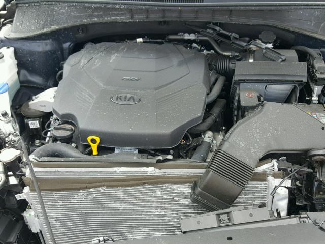 5XYPG4A57KG489778 - 2019 KIA SORENTO LX BLUE photo 7