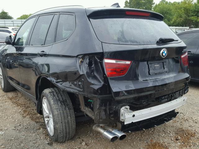 5UXWX9C50F0D48537 - 2015 BMW X3 XDRIVE2 BLACK photo 9