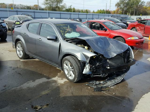 1C3CDZEG9CN260680 - 2012 DODGE AVENGER GRAY photo 1