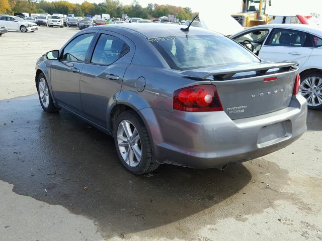 1C3CDZEG9CN260680 - 2012 DODGE AVENGER GRAY photo 3