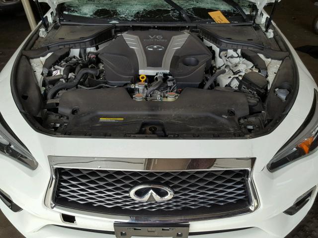 JN1EV7AP2JM357978 - 2018 INFINITI Q50 LUXE WHITE photo 7