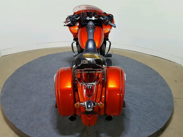 JKBVNRK12EA004382 - 2014 KAWASAKI VN1700 ORANGE photo 9