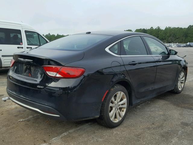 1C3CCCAB7GN126508 - 2016 CHRYSLER 200 LIMITE BLACK photo 4