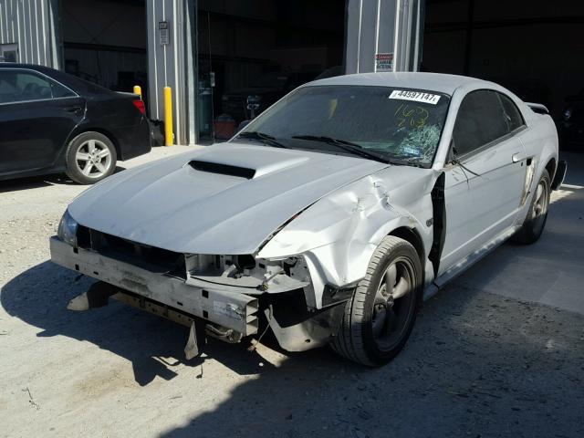 1FAFP42X42F169709 - 2002 FORD MUSTANG GT GRAY photo 2