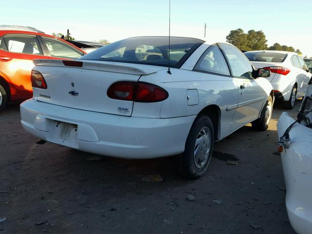 1G1JC124117278778 - 2001 CHEVROLET CAVALIER WHITE photo 4