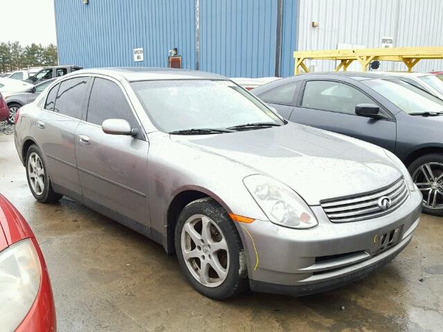 JNKCV51F34M704804 - 2004 INFINITI G35 GRAY photo 1