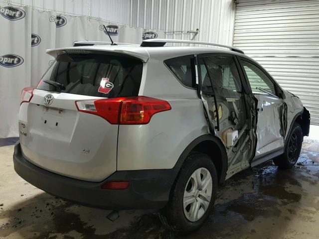 JTMZFREV4DD011547 - 2013 TOYOTA RAV4 SILVER photo 4