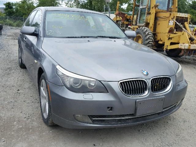 WBANV13568CZ52190 - 2008 BMW 528 XI GRAY photo 1