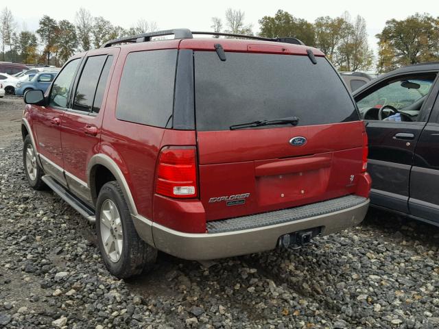 1FMDU74W84ZA66158 - 2004 FORD EXPLORER E RED photo 3