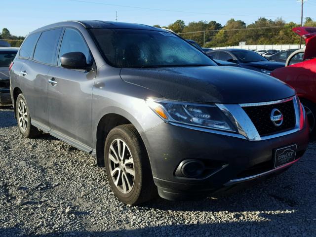 5N1AR2MM3EC618076 - 2014 NISSAN PATHFINDER GRAY photo 1