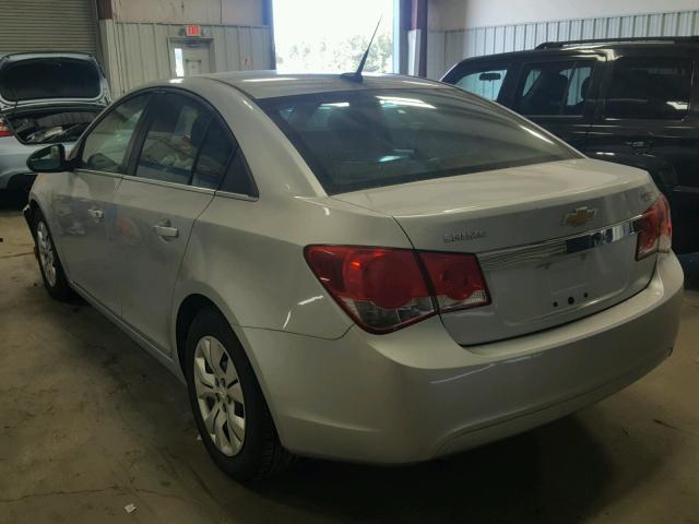 1G1PC5SH6C7294191 - 2012 CHEVROLET CRUZE LS SILVER photo 3