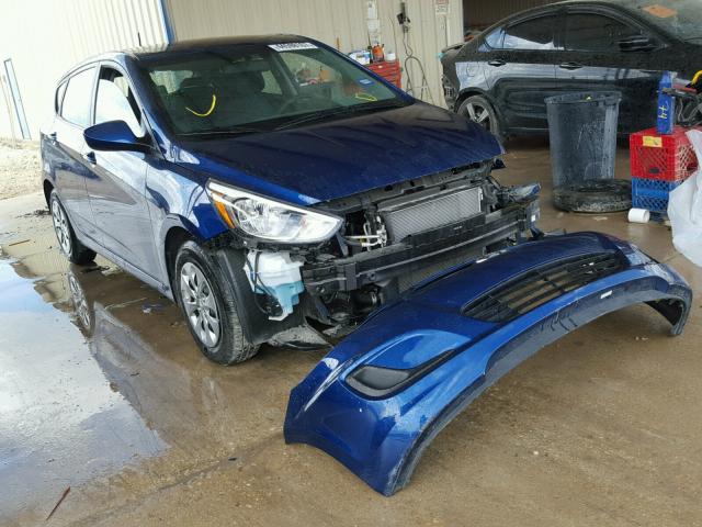 KMHCT5AE6GU273244 - 2016 HYUNDAI ACCENT SE BLUE photo 1