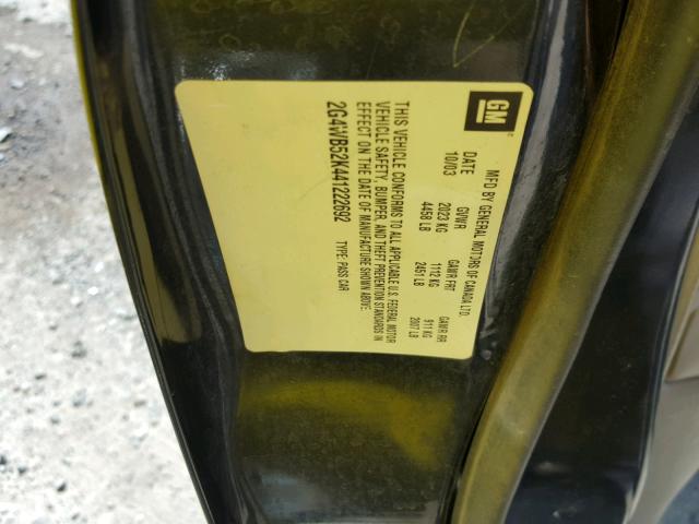 2G4WB52K441222692 - 2004 BUICK REGAL LS 灰色 照片 10