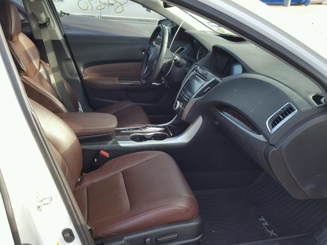 19UUB2F77FA007740 - 2015 ACURA TLX ADVANC Ақ фото 5