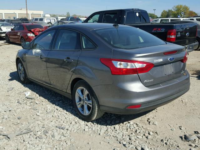 1FADP3F27EL143031 - 2014 FORD FOCUS SE CHARCOAL photo 3