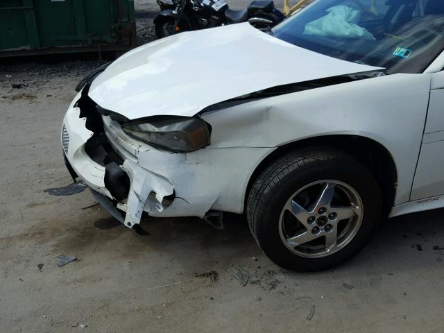 2G2WP522141323022 - 2004 PONTIAC GRAND PRIX WHITE photo 9