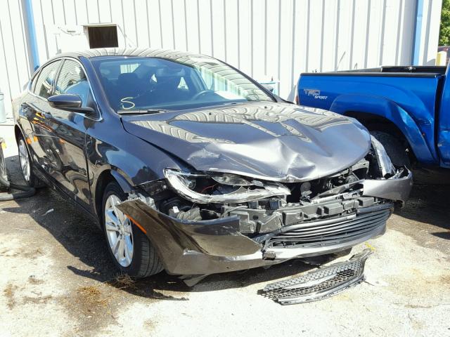 1C3CCCFB3GN182096 - 2016 CHRYSLER 200 GRAY photo 1