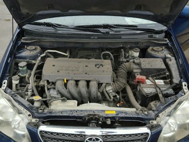 1NXBR30E96Z595472 - 2006 TOYOTA COROLLA CE BLUE photo 7