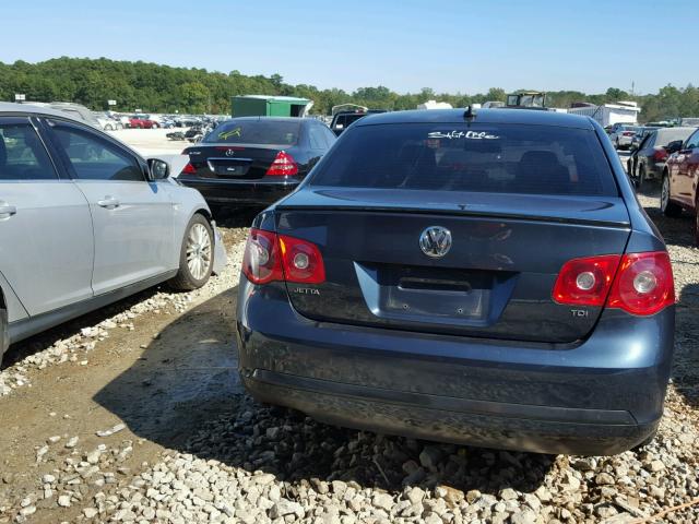 3VWCT71K66M851574 - 2006 VOLKSWAGEN JETTA TDI BLUE photo 9