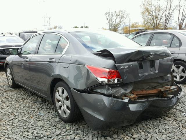 1HGCP26729A100540 - 2009 HONDA ACCORD GRAY photo 3