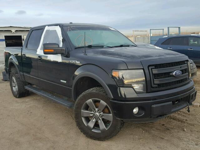 1FTFW1ET2EFB22056 - 2014 FORD F150 SUPER BLACK photo 1