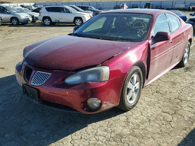 2G2WP552771221773 - 2007 PONTIAC GRAND PRIX RED photo 2