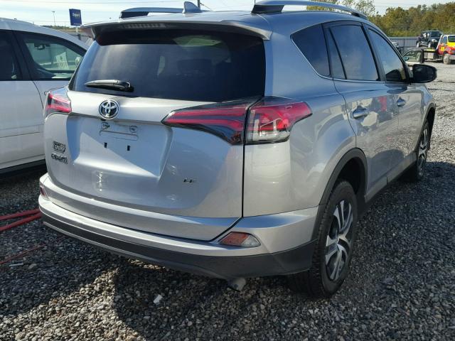 2T3ZFREVXGW240404 - 2016 TOYOTA RAV4 LE SILVER photo 4