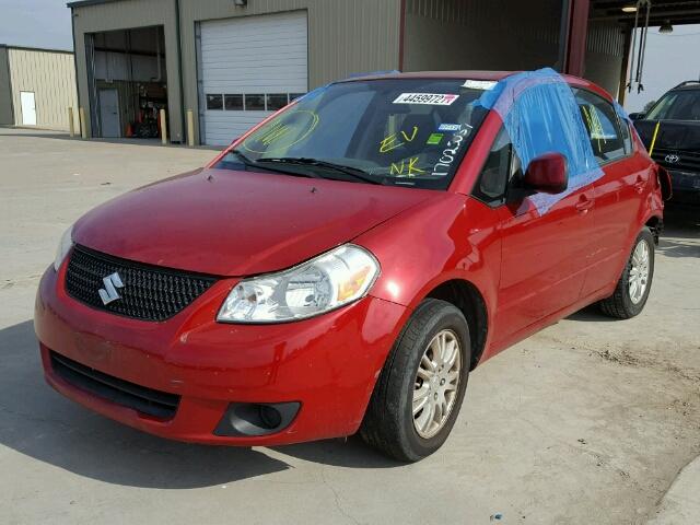 JS2YC5A32D6101971 - 2013 SUZUKI SX4 LE RED photo 2