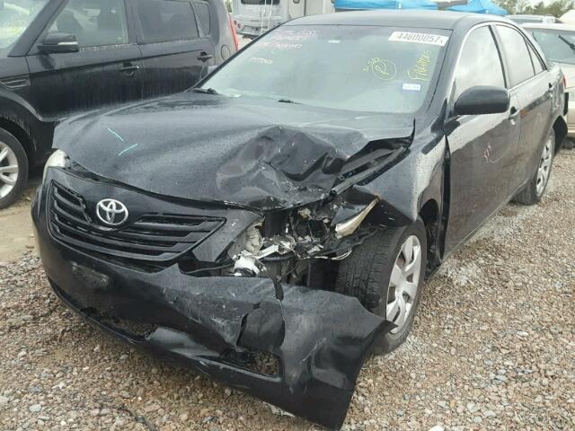 4T1BE46K29U822861 - 2009 TOYOTA CAMRY BLACK photo 2