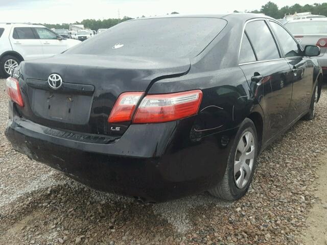 4T1BE46K29U822861 - 2009 TOYOTA CAMRY BLACK photo 4