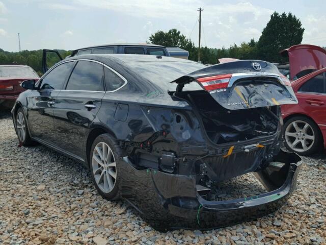 4T1BK1EB9FU166548 - 2015 TOYOTA AVALON XLE BLACK photo 3