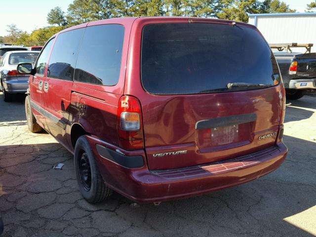 1GNDX03E84D234350 - 2004 CHEVROLET VENTURE RED photo 3