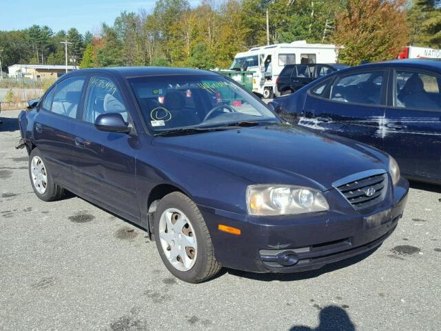 KMHDN46D65U157659 - 2005 HYUNDAI ELANTRA BLUE photo 1