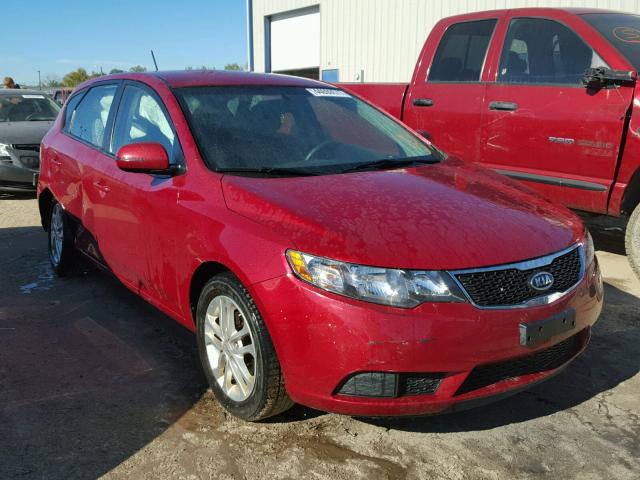 KNAFU5A2XB5437423 - 2011 KIA FORTE EX RED photo 1