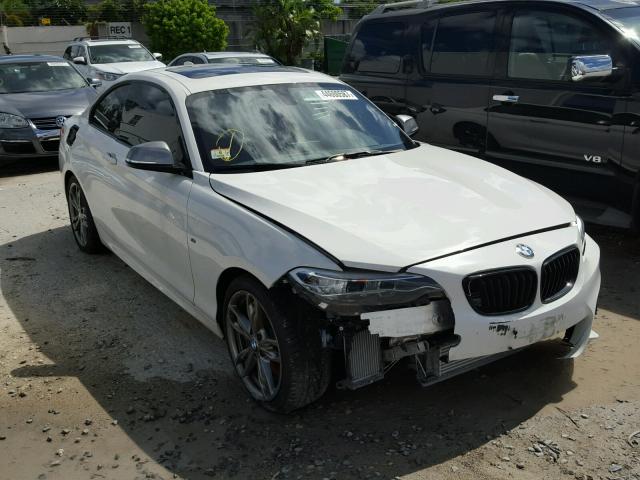 WBA1J7C58EVW84823 - 2014 BMW M235I WHITE photo 1