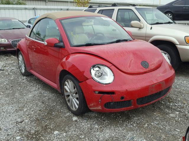 3VWRF31Y69M400213 - 2009 VOLKSWAGEN NEW BEETLE 红色 照片 1